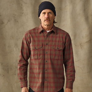 Alaskan guide shirt by Filson | Brown / mahogany pla (Brown)