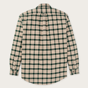 Alaskan guide shirt by Filson | Oatmeal / pine plaid (Green)