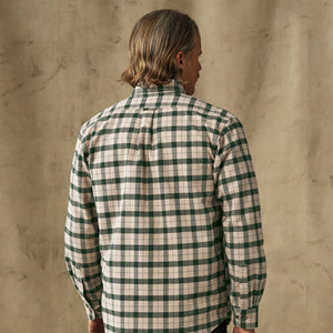 Alaskan guide shirt by Filson | Oatmeal / pine plaid (Green)