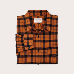 Alaskan guide shirt di Filson | Pecan black p (Orange)