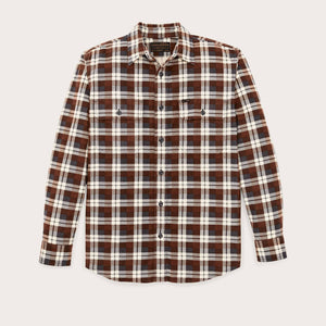 Field flannel shirt di Filson | Brown gray pl (Multicolor)