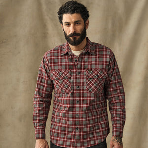 Field flannel shirt by Filson | Russet red plaid (Red)