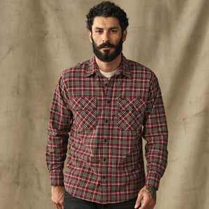 Field flannel shirt by Filson | Russet red plaid (Red)
