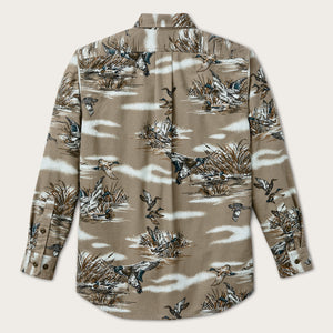 Field flannel shirt von Filson | Marsh olive print (Multicolor)