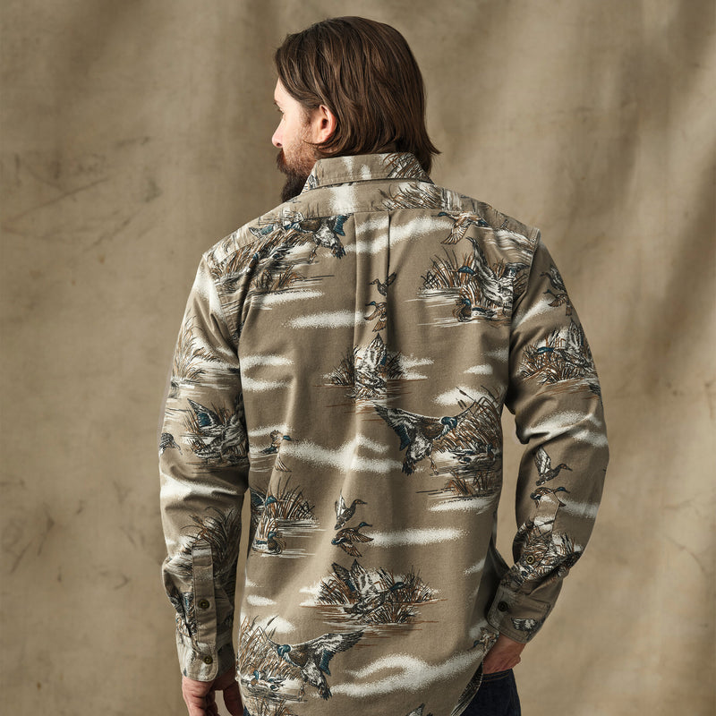 Field flannel shirt von Filson | Marsh olive print (Multicolor)
