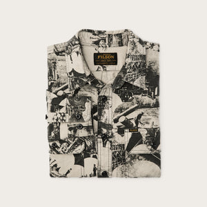 Field flannel shirt von Filson | Vintage khaki print (Beige)