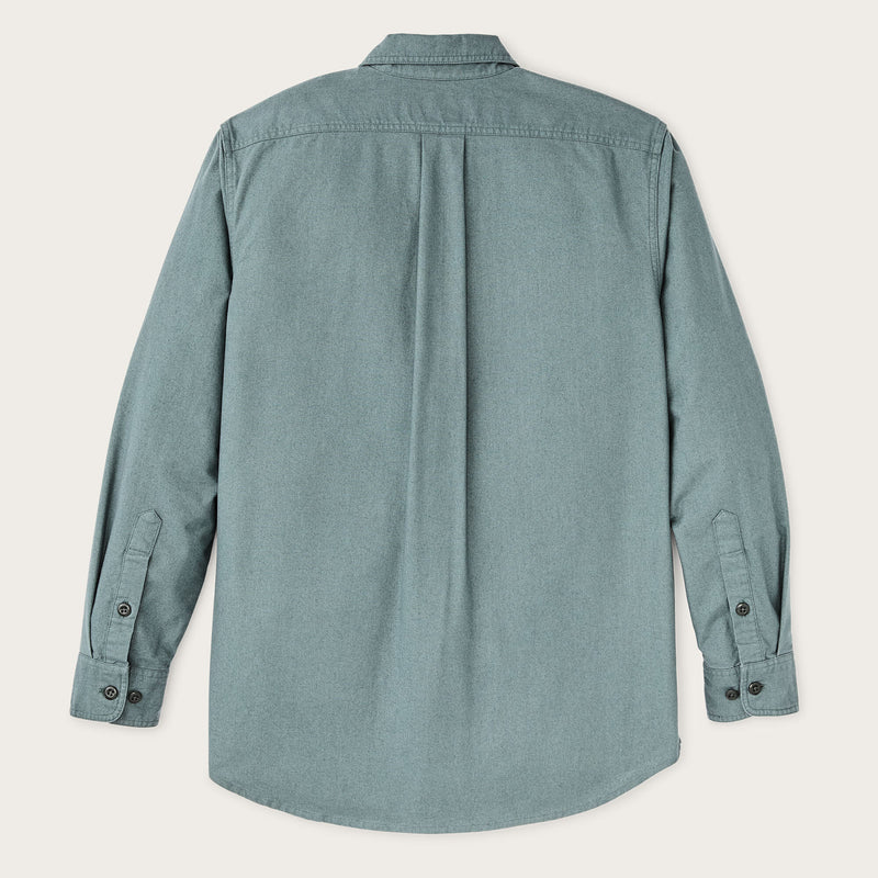 Field flannel shirt par Filson | Balsam green (Blue)
