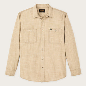 Chambray cpo shirt by Filson | Tan (Beige)