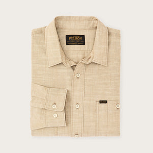 Chambray cpo shirt by Filson | Tan (Beige)