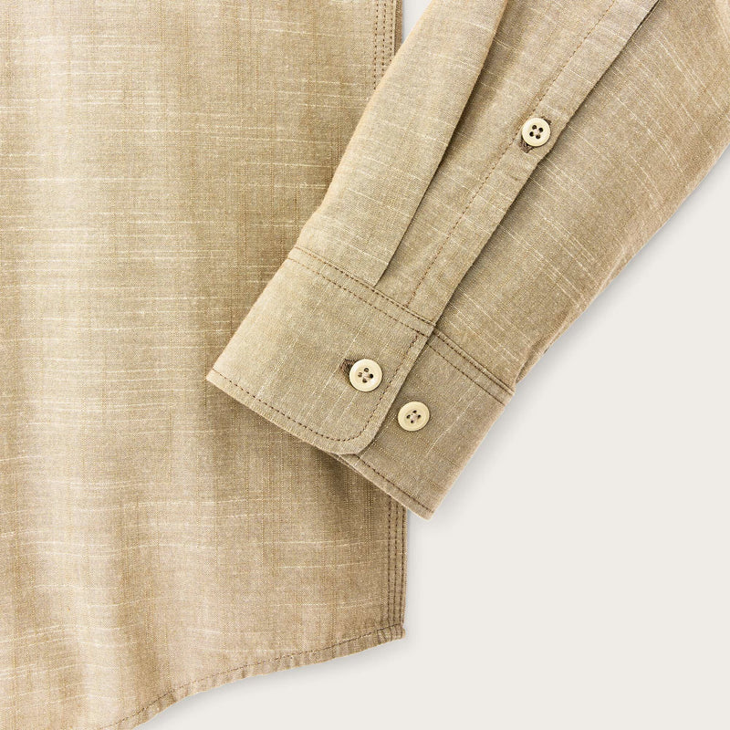 Chambray cpo shirt by Filson | Tan (Beige)