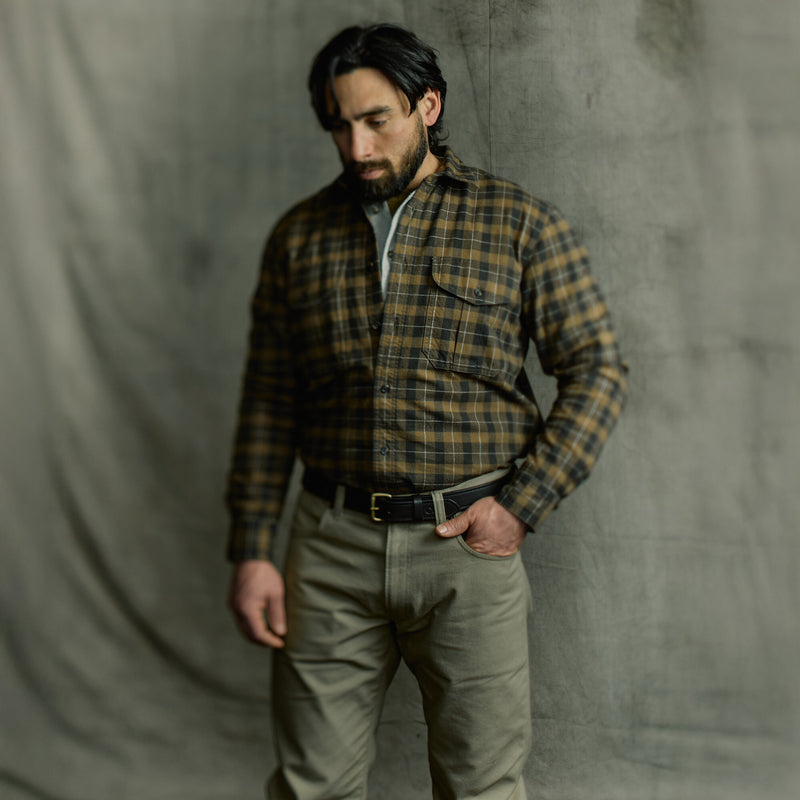 Vintage wash alaskan guide shirt von Filson | Light brown / ochre (Brown)