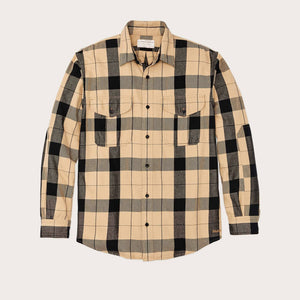 Vintage wash alaskan guide shirt di Filson | Tan black pla (Beige)