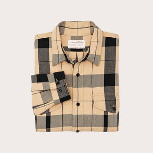 Vintage wash alaskan guide shirt di Filson | Tan black pla (Beige)