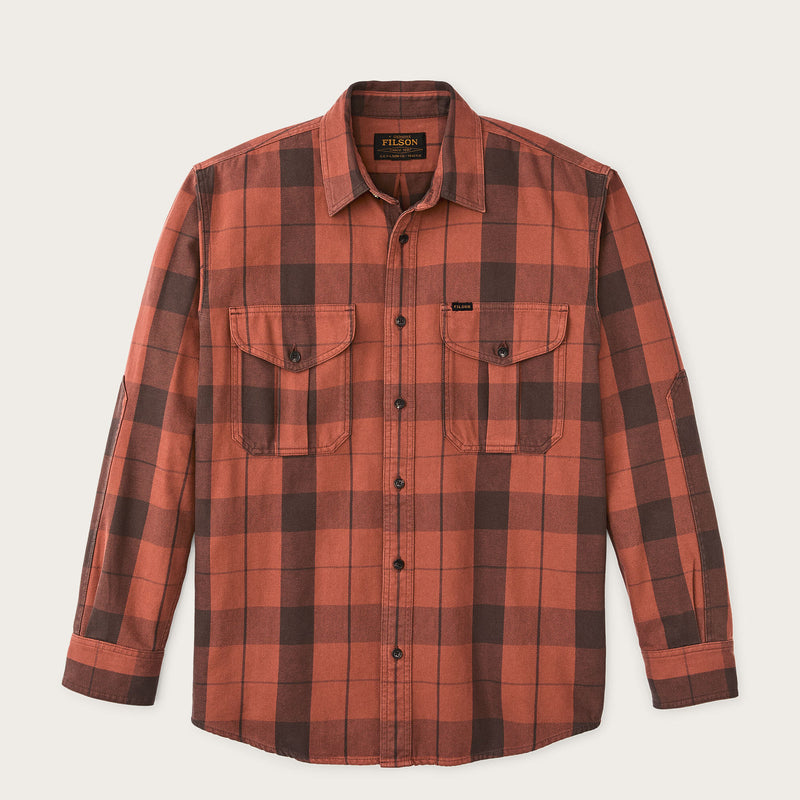 Vintage wash alaskan guide shirt by Filson | Sequoia / dark bown (Red)