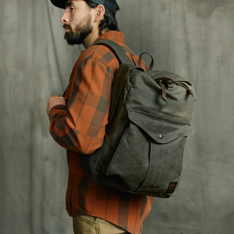 Vintage wash alaskan guide shirt by Filson | Sequoia / dark bown (Red)