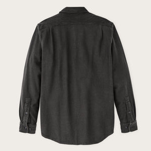 Camicia da lavoro in flanella vintage di Filson | Charcoal (Black)