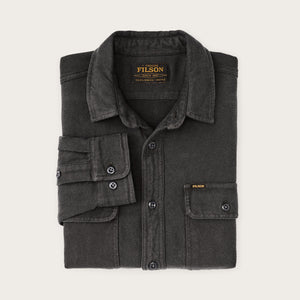 Camicia da lavoro in flanella vintage di Filson | Charcoal (Black)