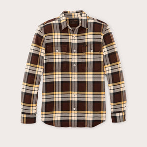 Vintage flannel work shirt von Filson | Brown yellow (Multicolor)