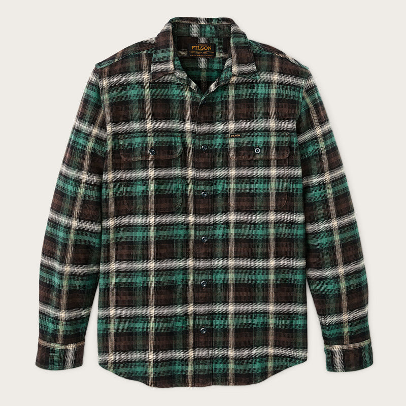 Vintage flannel work shirt by Filson | Brown / cream / mult (Multicolor)