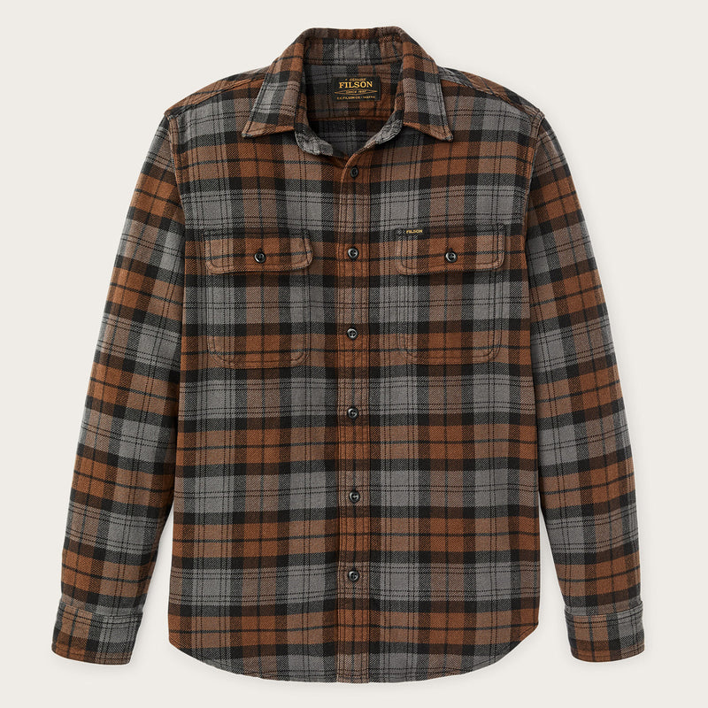 Vintage flannel work shirt by Filson | Brown / charcoal pla (Brown)