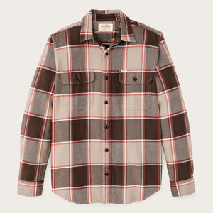 Vintage flannel work shirt by Filson | Tan / orange / multi (Multicolor)
