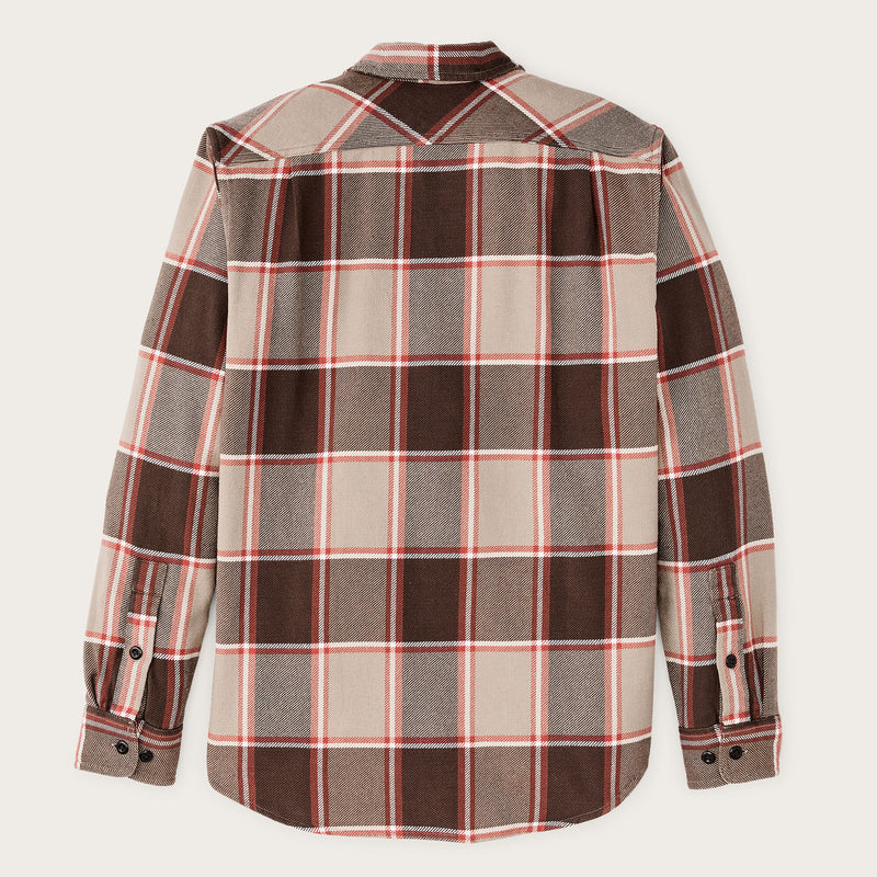 Vintage flannel work shirt by Filson | Tan / orange / multi (Multicolor)