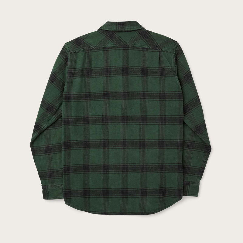 Vintage flannel work shirt von Filson | Green / black (Green)