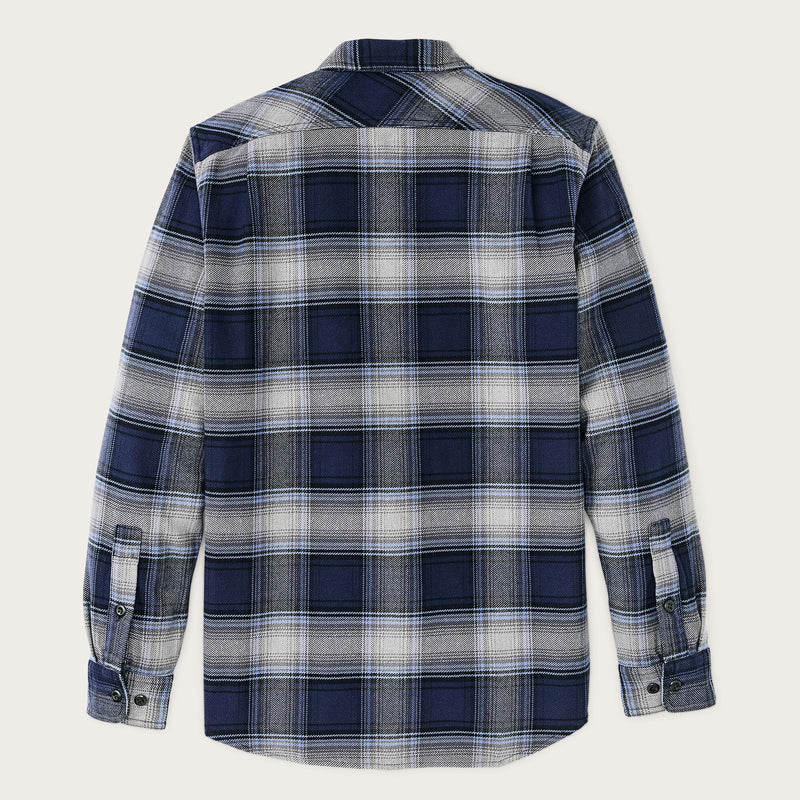 Vintage flannel work shirt von Filson | Light blue / navy pl (Blue)