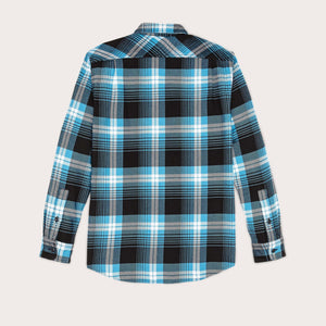 Vintage flannel work shirt von Filson | Blue black (Blue)