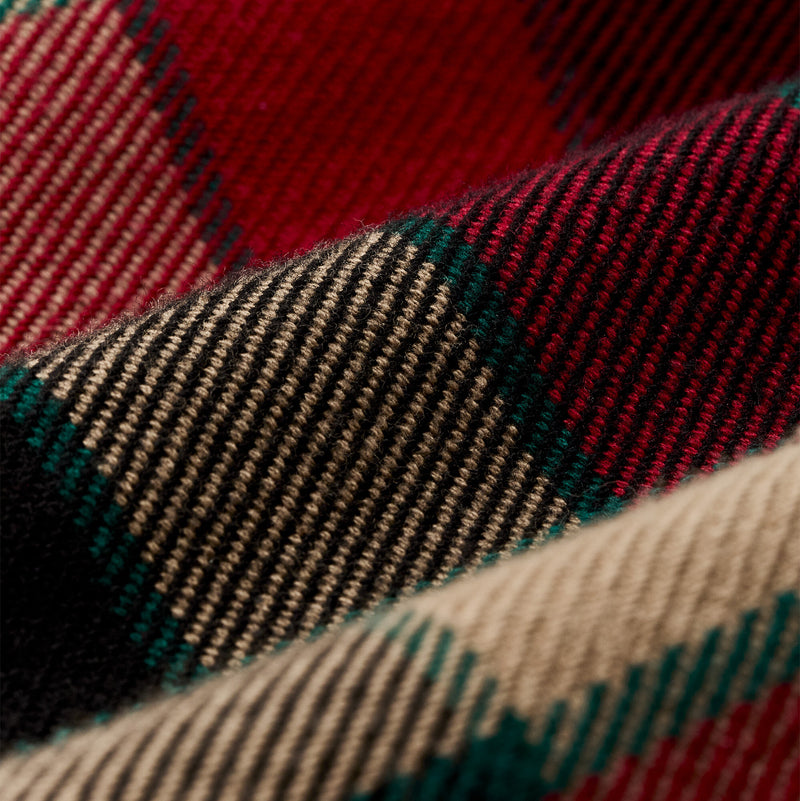 Vintage flannel work shirt by Filson | Red / cream plaid (Red)