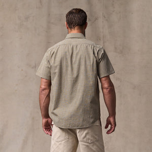 Short sleeve chambray shirt by Filson | Coffee / natural (Brown)