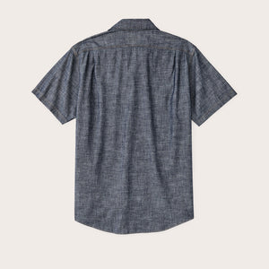 Short sleeve chambray shirt di Filson | Rinse indigo (Blue)