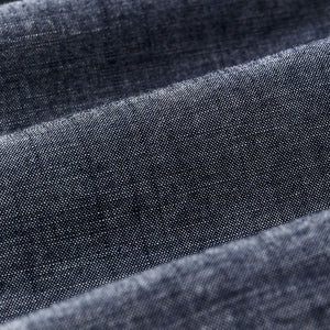 Short sleeve chambray shirt by Filson | Vintage fade chambra (Blue)