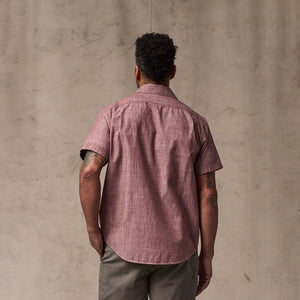 Short sleeve chambray shirt by Filson | Sable (Pink)