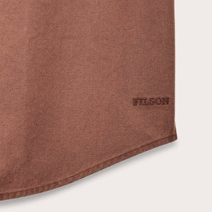 Short sleeve lightweight alaskan guide shirt von Filson | Mahogany brown (Brown)