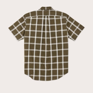 Short sleeve lightweight alaskan guide shirt von Filson | Green / white plaid (Multicolor)