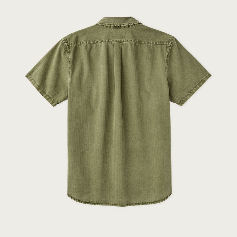 Short sleeve mechanic shirt di Filson | Moss (Green)