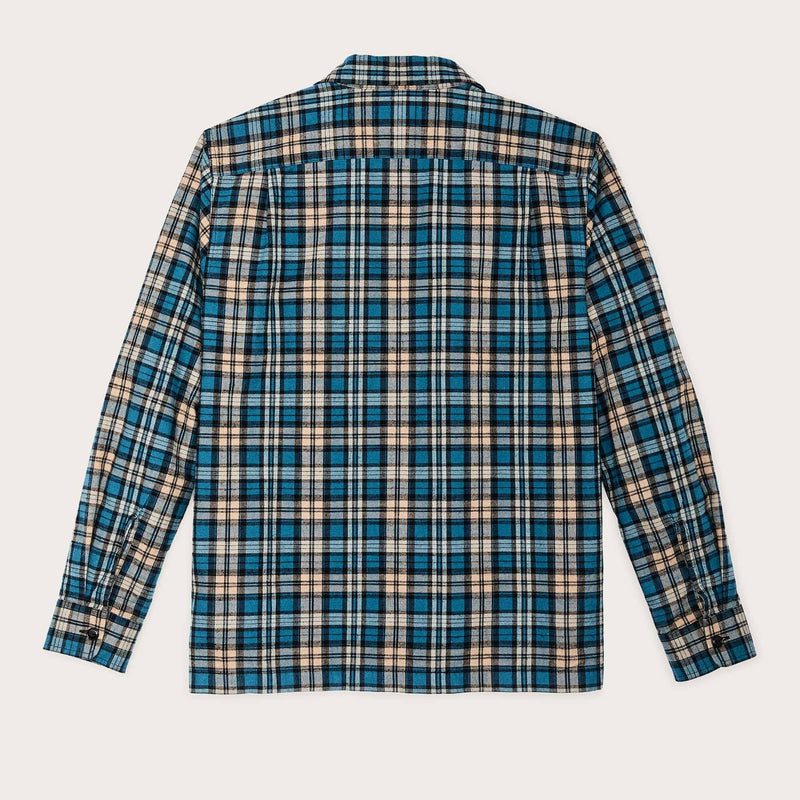 Elk heights camp shirt by Filson | Blue / black / khaki (Blue)