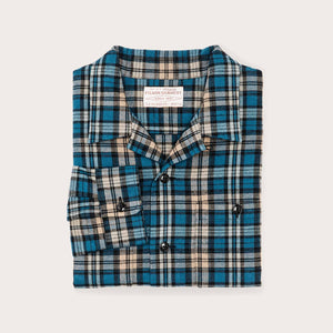 Elk heights camp shirt by Filson | Blue / black / khaki (Blue)