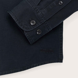 Safari cloth guide shirt von Filson | Anthracite (Blue)