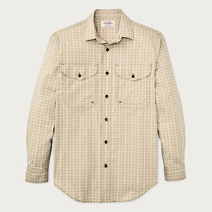 Twin lakes sport shirt von Filson | Tan / cream plaid (Beige)
