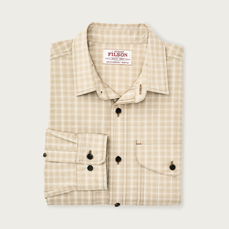 Twin lakes sport shirt von Filson | Tan / cream plaid (Beige)