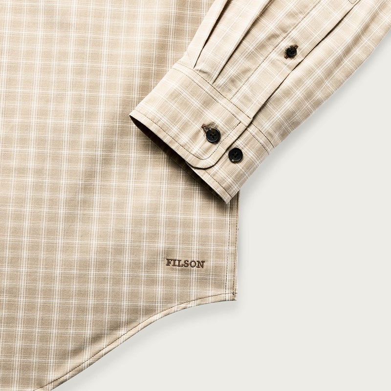Twin lakes sport shirt von Filson | Tan / cream plaid (Beige)