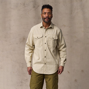 Twin lakes sport shirt von Filson | Tan / cream plaid (Beige)