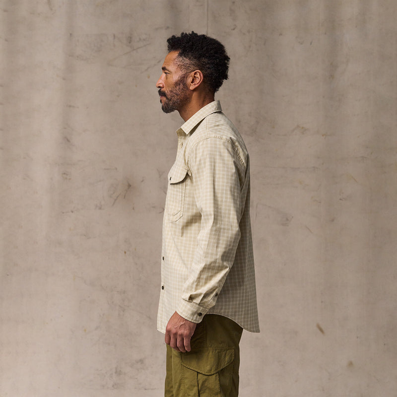 Twin lakes sport shirt von Filson | Tan / cream plaid (Beige)