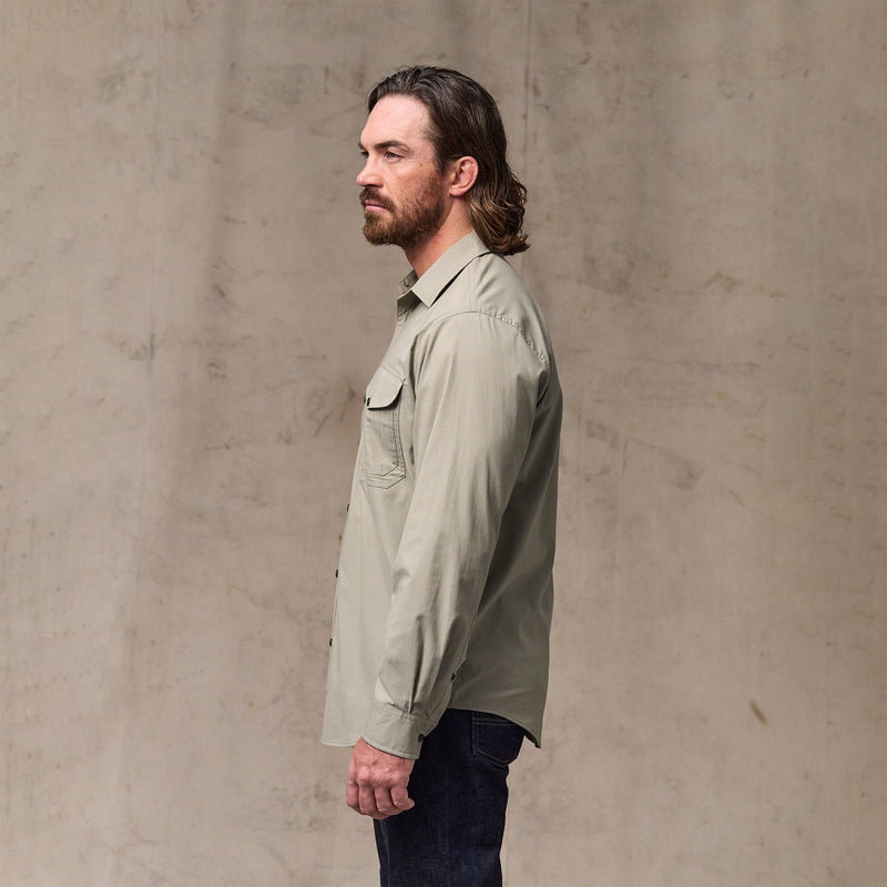 Twin lakes sport shirt by Filson | Dark clay (Beige)