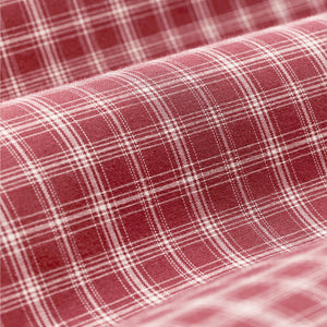 Twin lakes short sleeve sport shirt by Filson | Brick / cream plaid (Red)