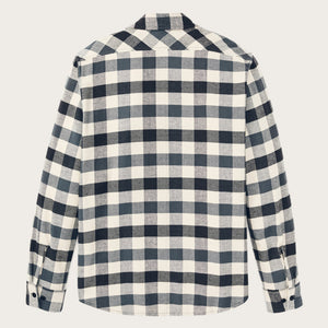 Rangeland flannel shirt by Filson | Charcoal / steel pla (Blue)