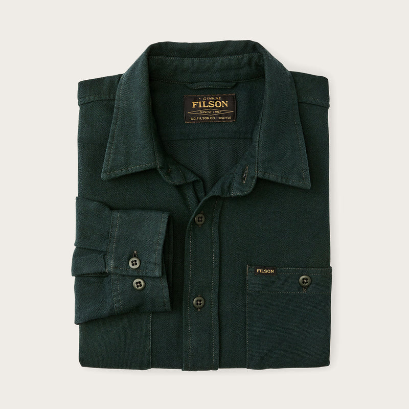 The rangeland flannel shirt by Filson | Forest green (Green)