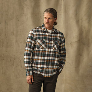 Rangeland flannel shirt von Filson | Green / bronze plaid (Green)
